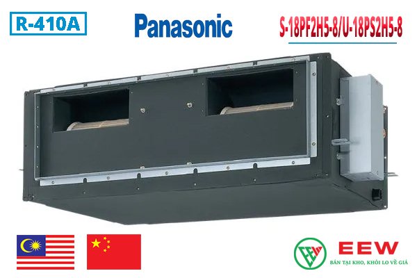 Điều hòa nối ống gió Panasonic 1 chiều 18.000BTU Inverter S-18PF2H5-8/U-18PS2H5-8 [Điện máy EEW]