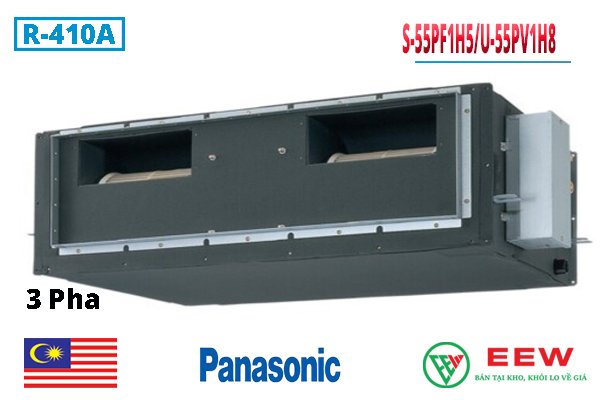 Điều hòa nối ống gió Panasonic 55.000BTU 1 chiều S-55PF1H5/U-55PV1H8 [Điện máy EEW]
