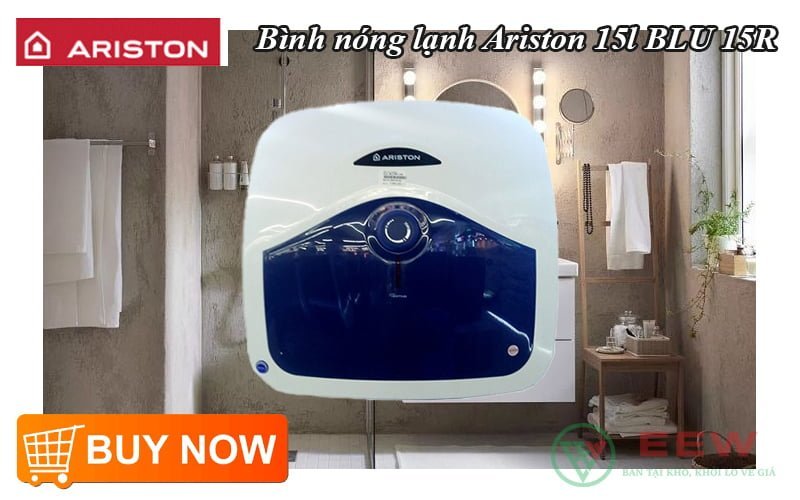 binh nong lanh ariston 15l blu 15r2