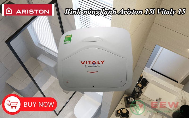 Bình nóng lạnh Ariston 15l Vitaly 15 [Điện máy EEW]