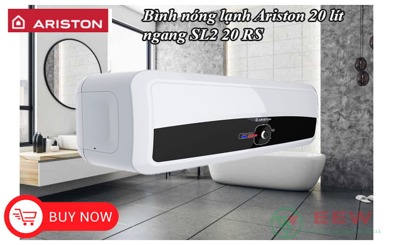 Bình nóng lạnh Ariston 20 lít ngang SL2 20 RS [Điện máy EEW]
