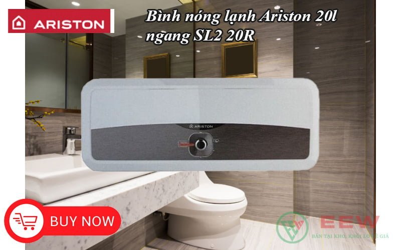 Bình nóng lạnh Ariston 20l ngang SL2 20R [Điện máy EEW]