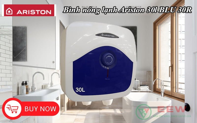 Bình nóng lạnh Ariston 30l BLU 30R [Điện máy EEW]