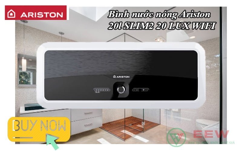 Bình nước nóng Ariston 20l SLIM2 20 LUX WIFI [Điện máy EEW]