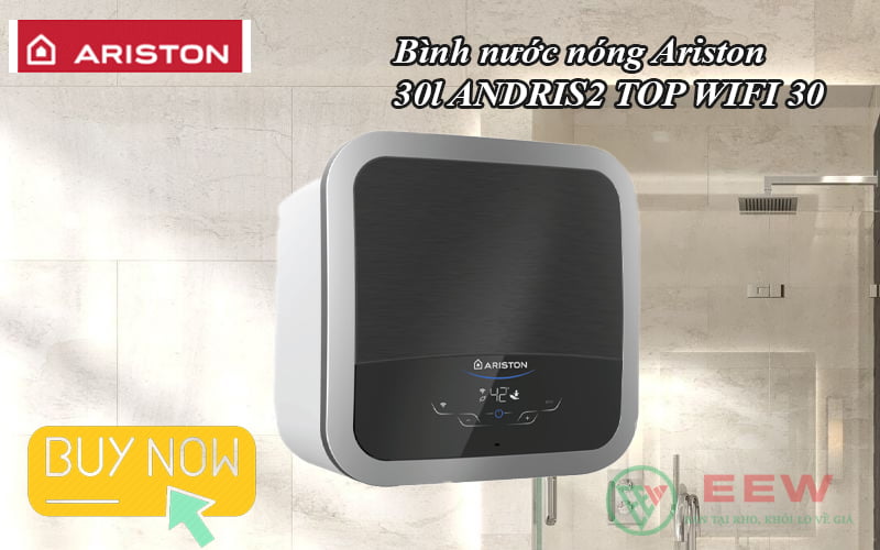 Bình nước nóng Ariston 30l ANDRIS2 TOP WIFI 30 [Điện máy EEW]