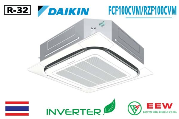 Điều hòa âm trần Daikin 34.000BTU inverter 1 chiều FCF100CVM/RZF100CVM [Điện máy EEW]