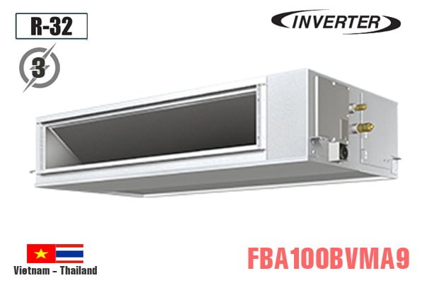 Điều hòa âm trần nối ống gió Daikin 34000BTU 2 chiều inverter 3 Pha FBA100BVMA9/RZA100DY1 [Điện máy EEW]