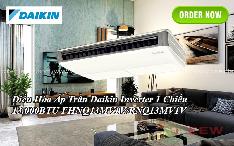 Điều Hòa Áp Trần Daikin Inverter 1 Chiều 13.000BTU FHNQ13MV1V/RNQ13MV1V [Điện máy EEW]