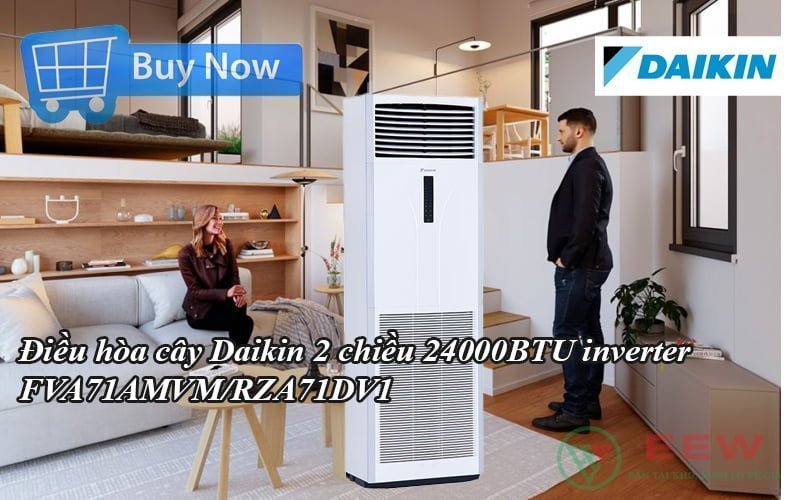 Điều hòa cây Daikin 2 chiều 24000BTU inverter FVA71AMVM/RZA71DV1 [Điện máy EEW]