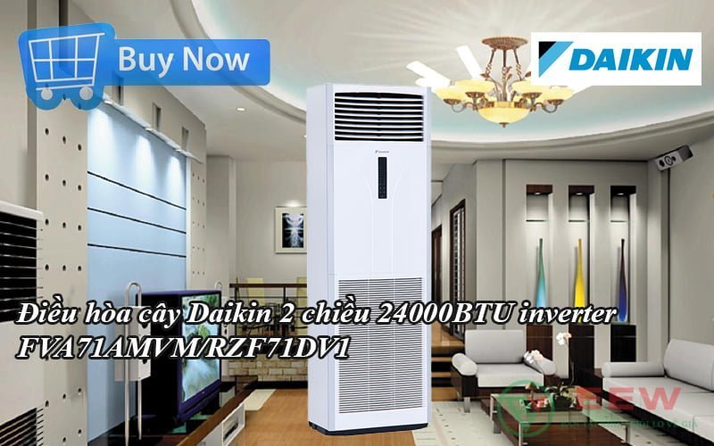 Điều hòa cây Daikin 2 chiều 24000BTU inverter FVA71AMVM/RZF71DV1 [Điện máy EEW]