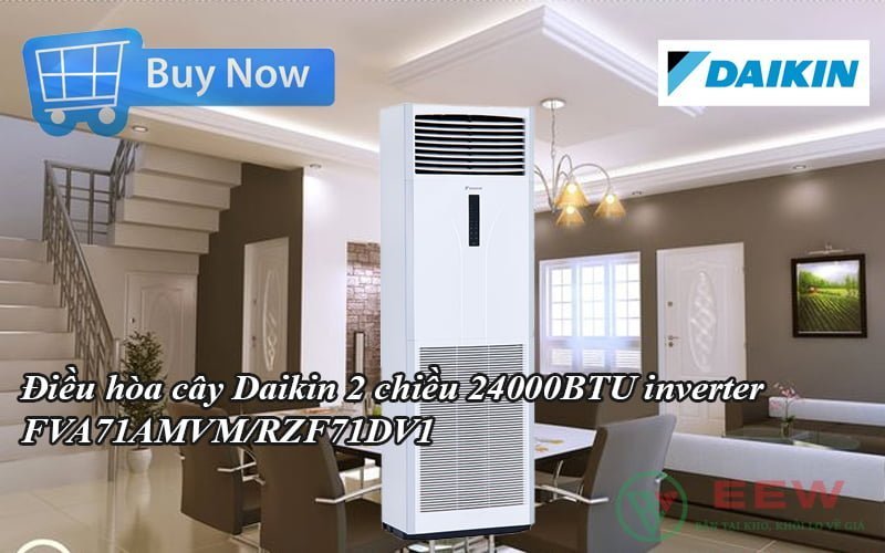 Điều hòa cây Daikin 2 chiều 24000BTU inverter FVA71AMVM/RZF71DV1 [Điện máy EEW]