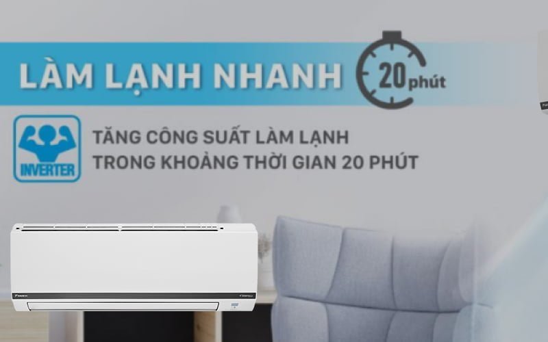 Điều hòa treo tường Daikin 1 chiều inverter 9000BTU FTKB25YVMV/RKB25YVMV [Điện máy EEW]