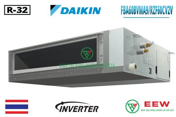 Điều hòa nối ống gió Daikin 21000BTU inverter 1 chiều FBA60BVMA9/RZF60CV2V [Điện máy EEW]