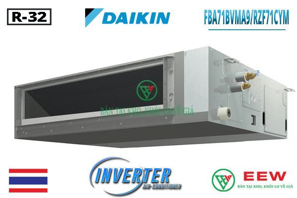 Điều hòa nối ống gió Daikin 24000BTU inverter 1 chiều 3 Pha FBA71BVMA9/RZF71CYM [Điện máy EEW]