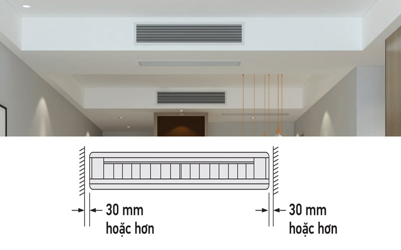 Điều hòa áp trần Daikin 1 chiều 30.000BTU FHNQ30MV1V/RNQ30MV1V [Điện máy EEW]