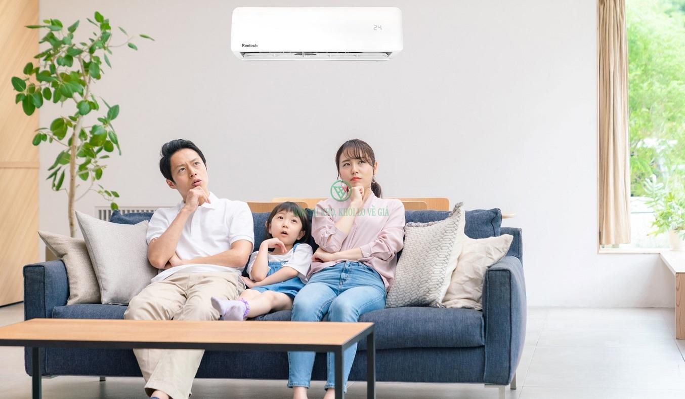 Điều hòa treo tường Reetech inverter 9000BTU 1 chiều RTV9-DF-BT/RCV9-DF-BT [Điện máy EEW]