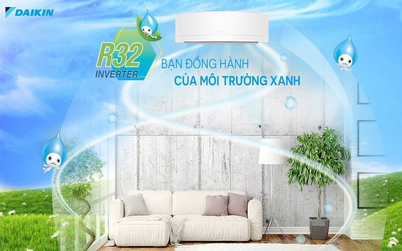 Điều Hòa Treo Tường Daikin 12000BTU 1 chiều FTF35XAV1V/RF35XAV1V [Điện máy EEW]