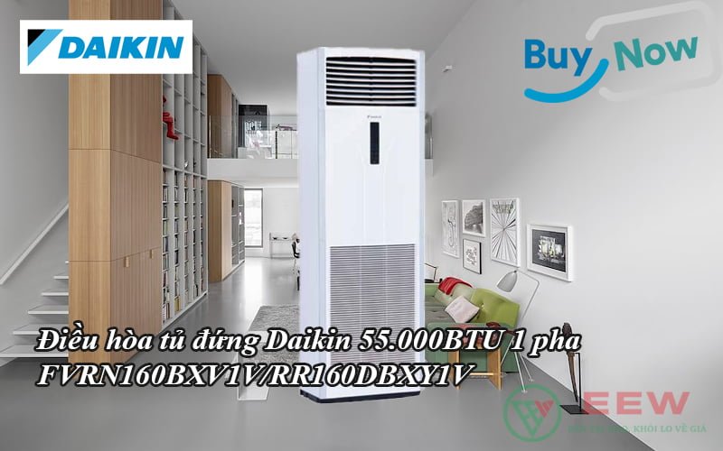 Điều hòa tủ đứng Daikin 55.000BTU 1 pha FVRN160BXV1V/RR160DBXY1V [Điện máy EEW]