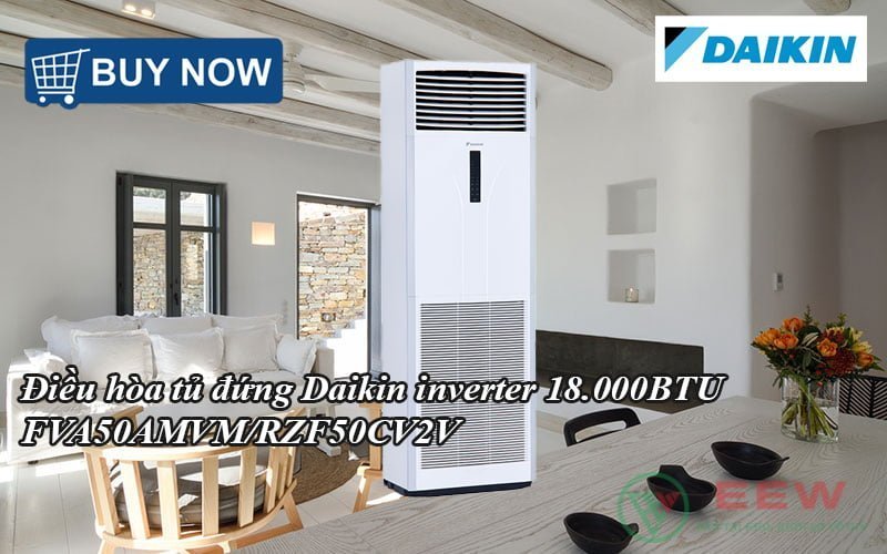 Điều hòa tủ đứng Daikin inverter 18.000BTU FVA50AMVM/RZF50CV2V [Điện máy EEW]