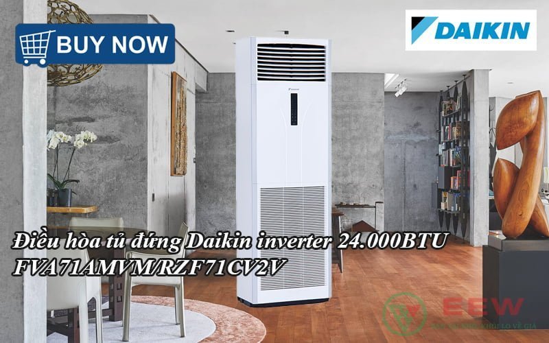 Điều hòa tủ đứng Daikin inverter 24.000BTU FVA71AMVM/RZF71CV2V [Điện máy EEW]