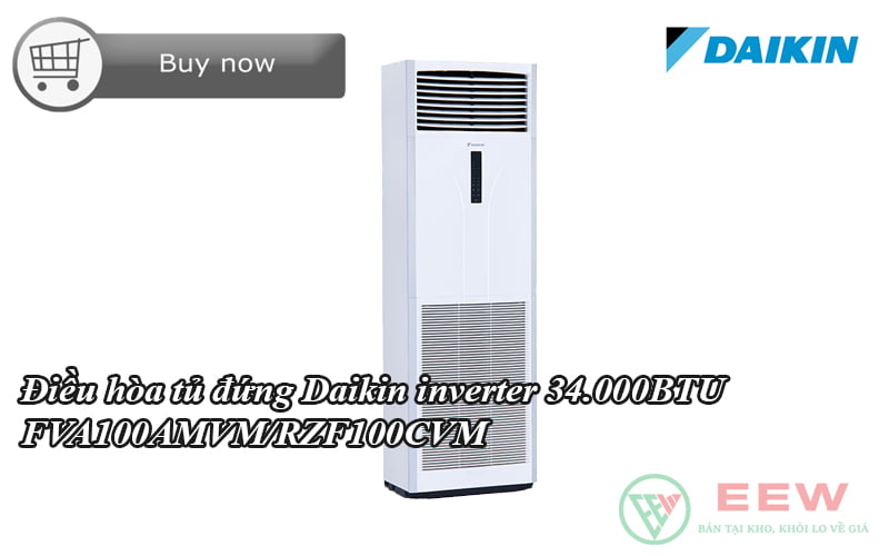 Điều hòa tủ đứng Daikin inverter 34.000BTU FVA100AMVM/RZF100CVM [Điện máy EEW]