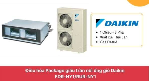 Điều Hòa Nối ống Gió Daikin 130.000btu Fdr13ny1/rur13ny1