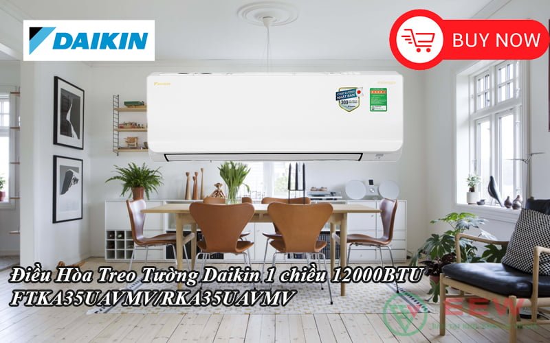 Điều Hòa Treo Tường Daikin inverter 1 chiều 21.000BTU FFTKA60UAVMV/RKA60UVMV [Điện máy EEW]