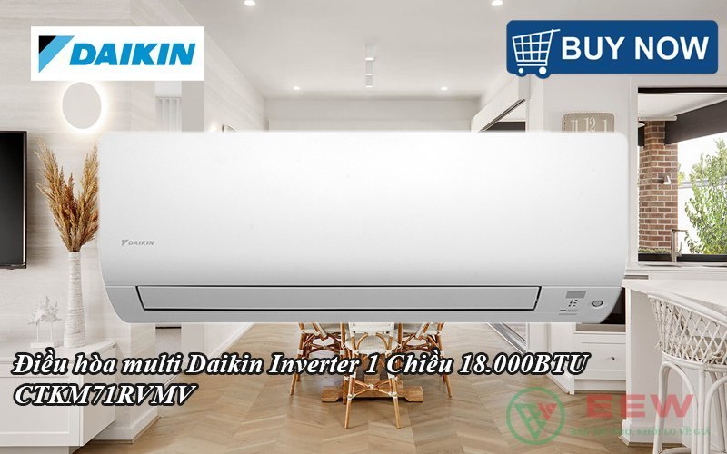 Điều hòa multi Daikin Inverter 1 Chiều 24.000BTU CTKM71RVMV [Điện máy EEW]