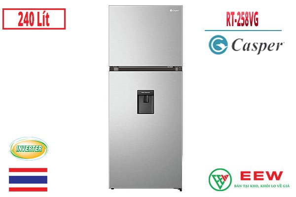 Hình ảnh minh họa: Tủ Lạnh Casper Inverter 2 Cánh 240l Rt-258vg