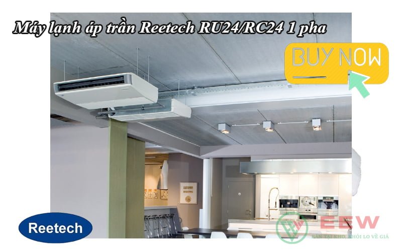 Máy lạnh áp trần Reetech 24000BTU 1 chiều RU24/RC24 1 pha [Điện máy EEW]