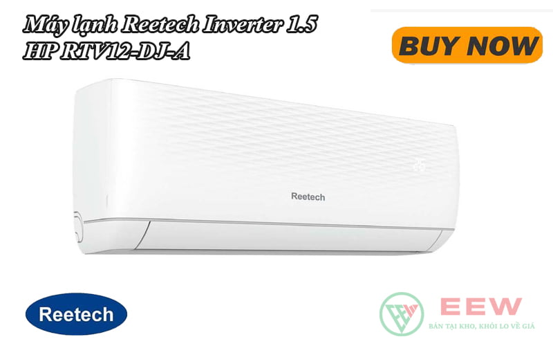 Máy lạnh treo tường Reetech Inverter 1.5 HP RTV12-DJ-A [Điện máy EEW]