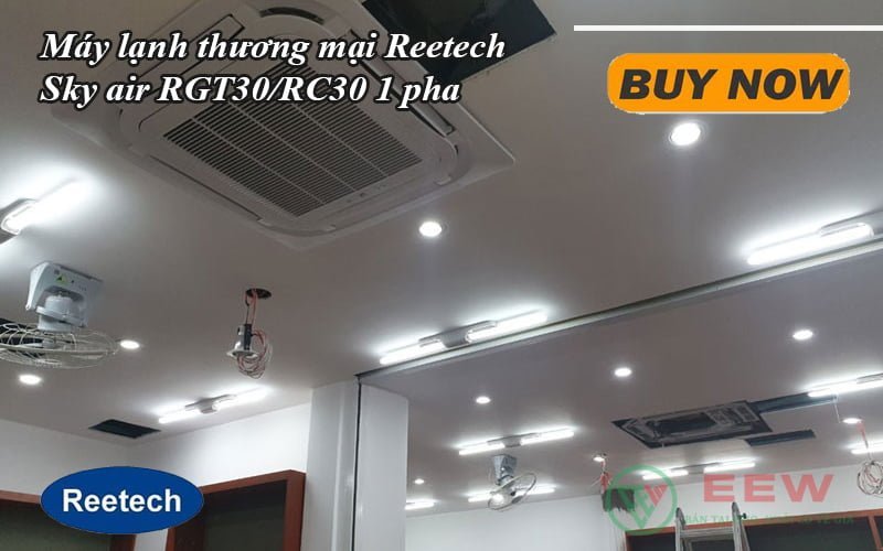 Máy lạnh âm trần Reetech 30000BTU Sky air RGT30/RC30 1 pha [Điện máy EEW]