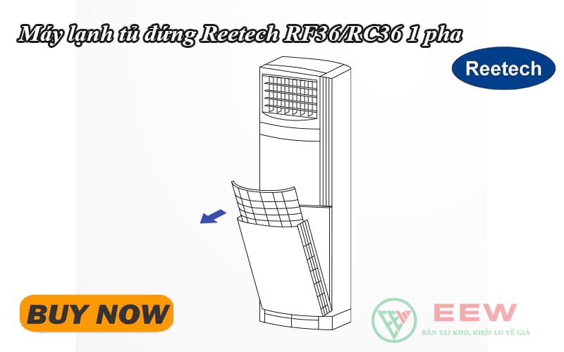 Máy lạnh tủ đứng Reetech 36000BTU RF36/RC36 1 pha [Điện máy EEW]