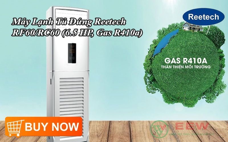 Máy Lạnh Tủ Đứng Reetech 60000BTU RF60/RC60 1 chiều [Điện máy EEW]