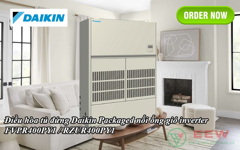 Điều hòa tủ đứng Daikin Packaged nối ống gió inverter FVPR400PY1 / RZUR400PY1 [Điện máy EEW]