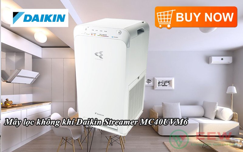 Máy lọc không khí Daikin Streamer MC40UVM6 [Điện máy EEW]