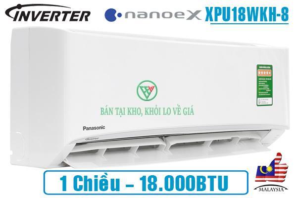 Điều hòa Panasonic NanoeX 18.000BTU 1 chiều inverter XPU18WKH-8 [Điện máy EEW]
