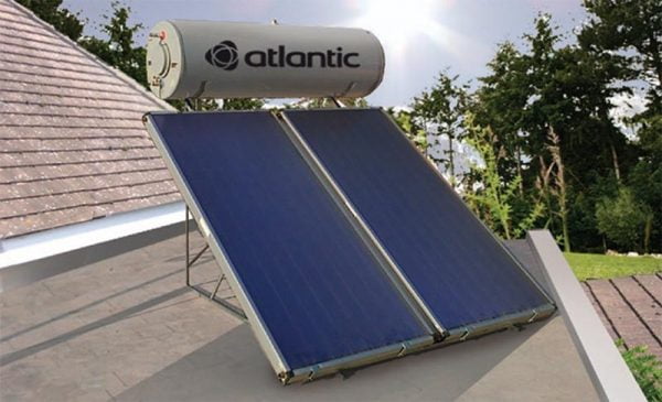 Máy nước nóng năng lượng mặt trời Atlantic AS 150L tấm phẳng [Điện máy EEW]