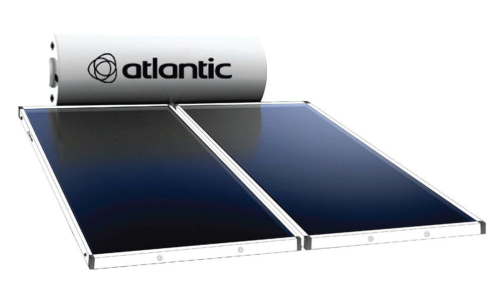 Máy nước nóng năng lượng mặt trời Atlantic AS 300L tấm phẳng [Điện máy EEW]