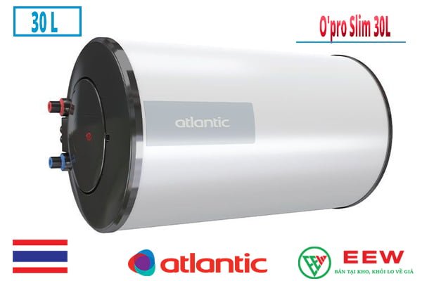 Bình Nóng Lạnh Atlantic O’pro Slim 30L tròn ngang [Điện máy EEW]