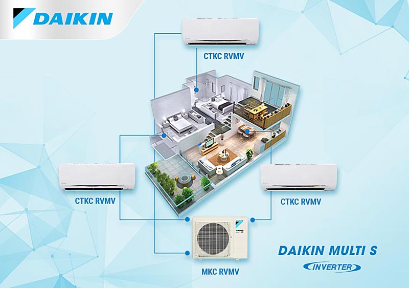 Máy lạnh Multi S Daikin MKC70SVMV/CTKC35RVMV [Điện máy EEW]