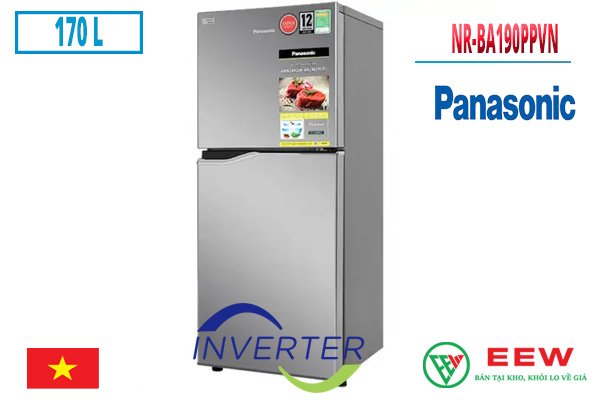 Hình ảnh minh họa: Tủ Lạnh Panasonic Inverter 170 Lít Nr-ba190ppvn