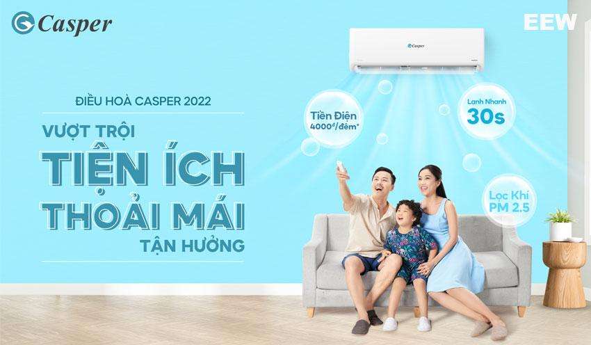 Điều Hòa Treo Tường Casper 9000btu 1 Chiều Inverter Gc-09is33