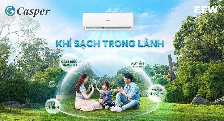 Điều Hòa Treo Tường Casper 9000btu 1 Chiều Inverter Gc-09is33