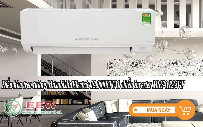 Điều Hòa Mitsubishi Electric 12.000btu Inverter Msy-gr35vf