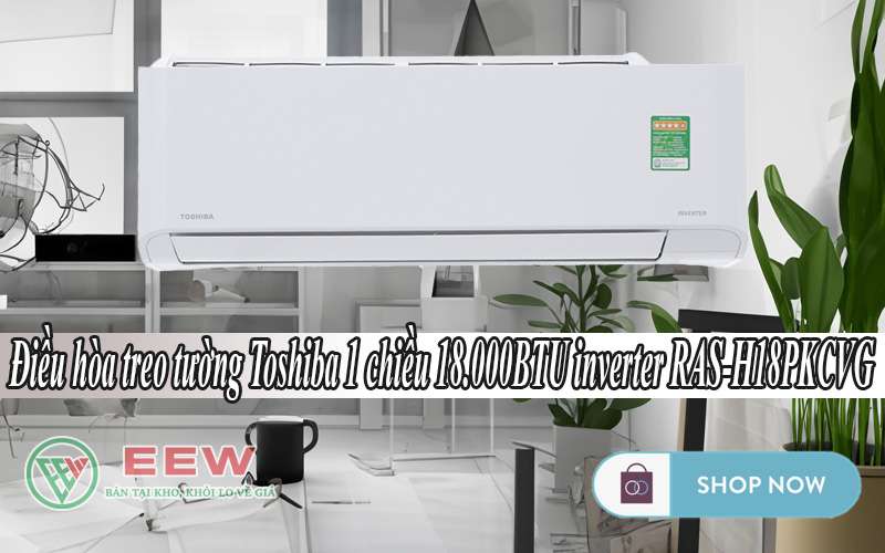 Điều Hòa Treo Tường Toshiba 18.000btu Inverter Ras-h18pkcvg