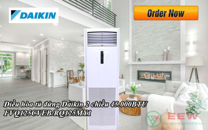 Điều Hòa Tủ đứng Daikin 2 Chiều 45.000btu Fvq125cveb/rq125my1