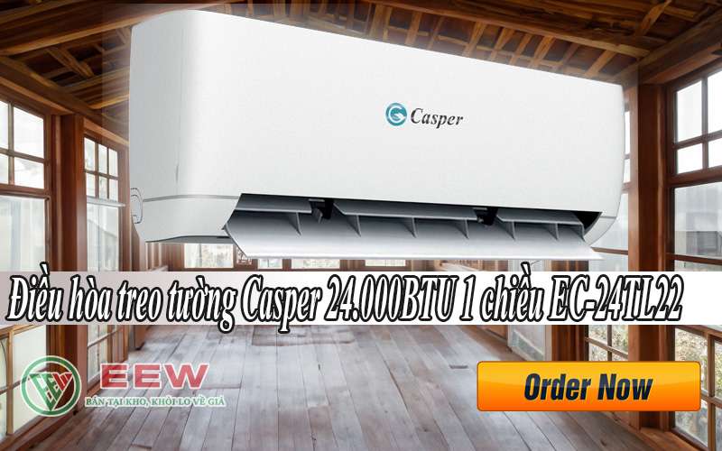 Điều Hòa Treo Tường Casper 24.000btu 1 Chiều Ec-24tl22