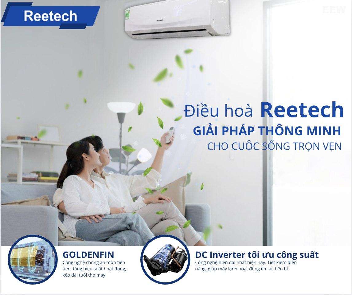 Điều Hòa Reetech Inverter 9000btu Rtv9-df-bt/rcv9-df-bt