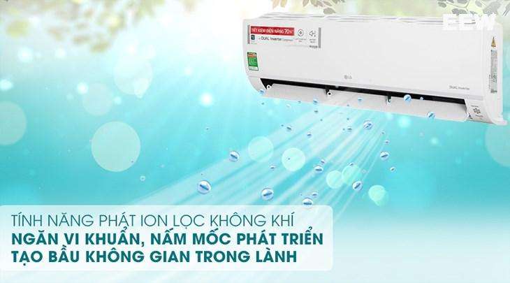 Điều Hòa Treo Tường Lg Inverter 12.000btu 1 Chiều Uvnano V13apfuv